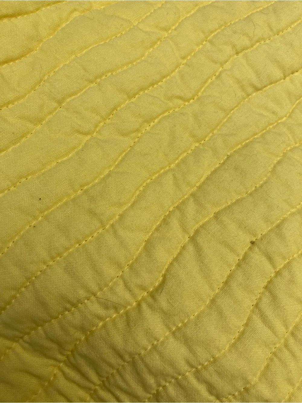Lemon and stripes back or picnic blanket handmade quilt 38 x 30 sturdy thick